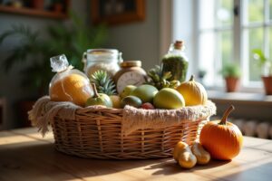 14 nachhaltige Präsentkorb Ideen zum Schenken