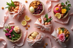 17 Frühlings-Präsentkörbe Ideen